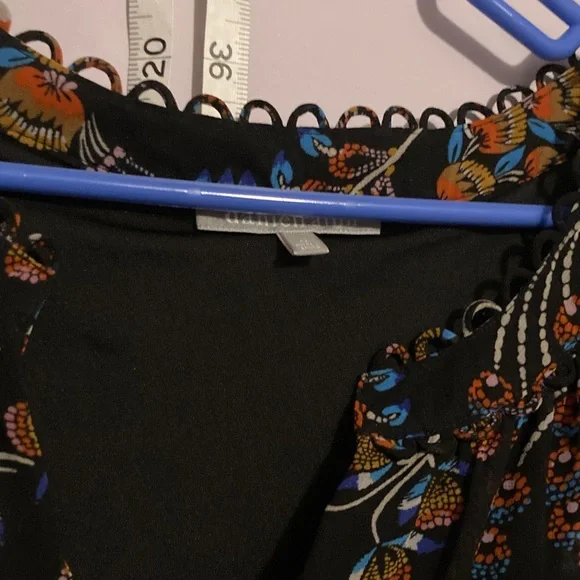 Patterned Black multicolor Dress - Picture 3 of 4